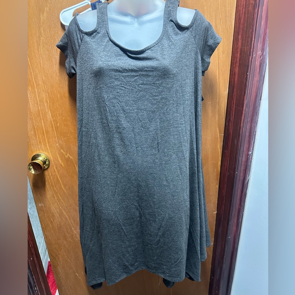 Torrid Charcoal Gray Tunic Dress
